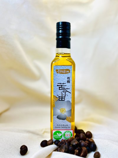 有機雙認證-低溫初榨苦茶油