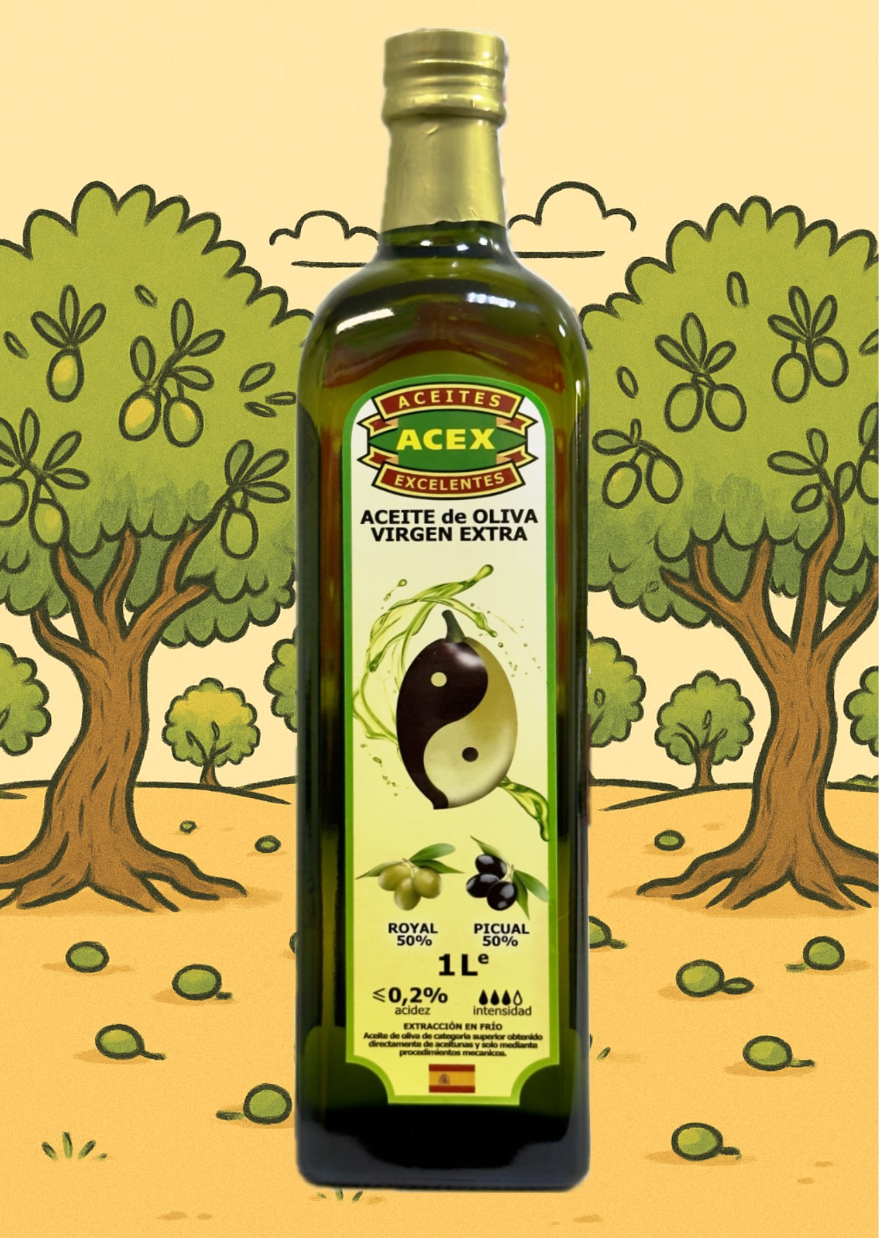 特級初榨冷壓西班牙原裝 ACEX橄欖油 Extra Virgin Olive Oil 